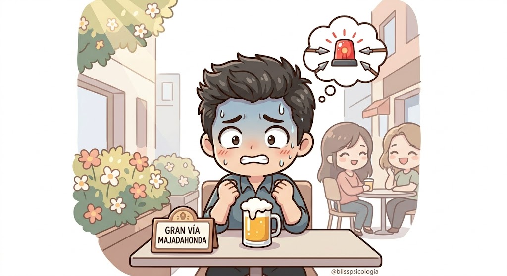 Chibi Paco ansiedad terraza Majadahonda psicologia apego